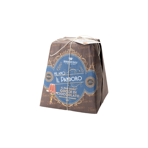 Brera Milano 1930 - Pandoro Antica Offelleria con Gocce di Cioccolato 70% Kg 1