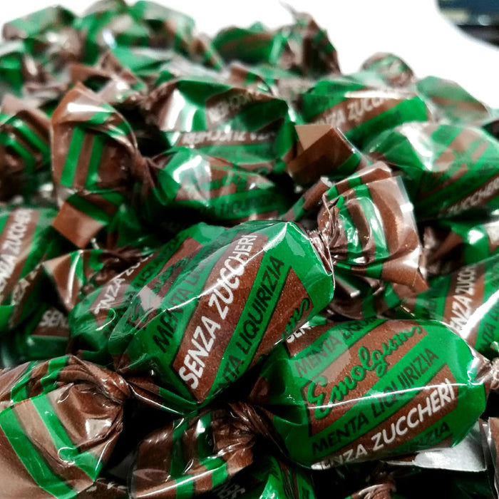 Italgum - Caramelle Gommose Senza Zucchero Menta Liquirizia Kg 1