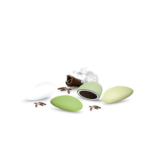 Confetti Papa - Confetti Doppio Cioccolato g 500 | Colore sfumature del verde