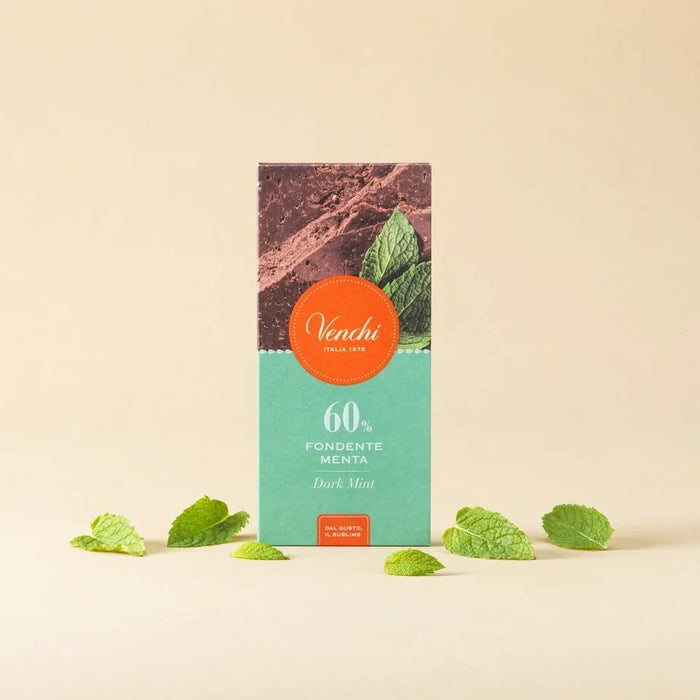 Venchi - Tavoletta Fondente 60% e Menta g 100 - Senza Glutine