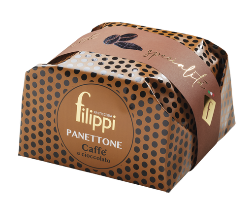 Pasticceria Filippi - Panettone Caffè e Cioccolato Fondente Kg 1