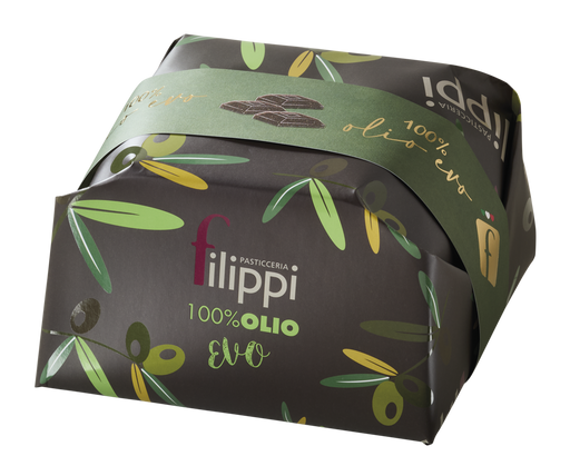 Pasticceria Filippi - Dolce di Natale 100% Olio EVO con Cioccolato Fondente kg 1