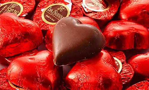 Cuori Rossi Cioccolatini Latte ripieni Crema Gianduia Kg 1 - Senza Glutine