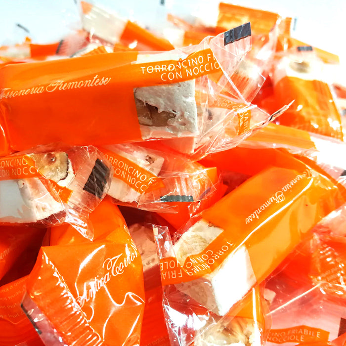 Antica Torroneria Piemontese - Torroncini Friabili con Nocciole Kg 1 - Senza glutine