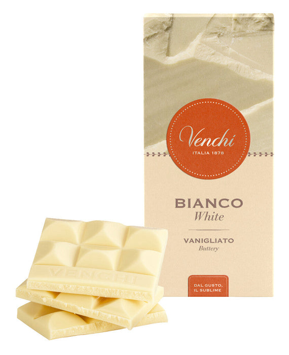 Venchi - Tavoletta Cioccolato Bianco g 78 - Senza Glutine