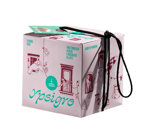 Fiasconaro - Panettone Alto ai Gelsi e Cioccolato al Latte g 750 - Linea Ypsigrò