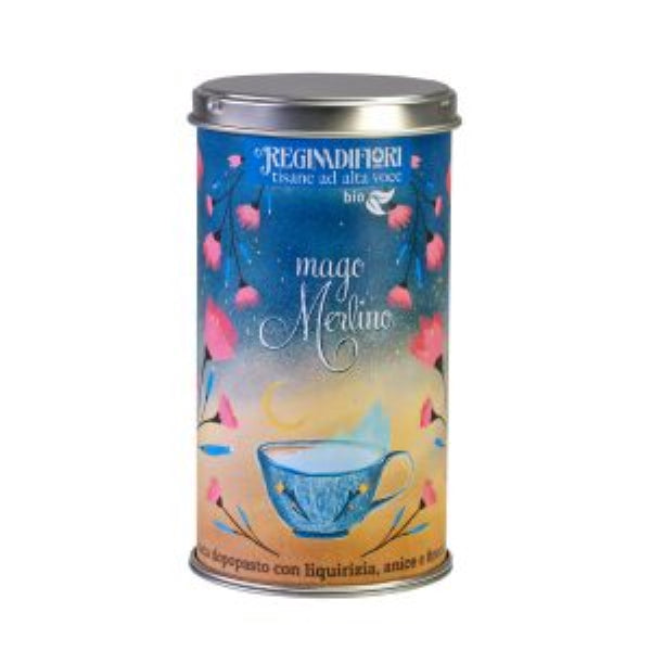 Regina di Fiori - Lattina Tisane ad Alta voce con Mago Merlino Bio 12 filtri
