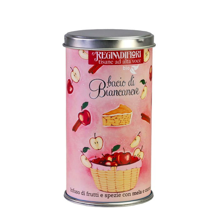 Regina di Fiori - Lattina Tisane ad Alta voce con Bacio di Biancaneve Bio 12 filtri