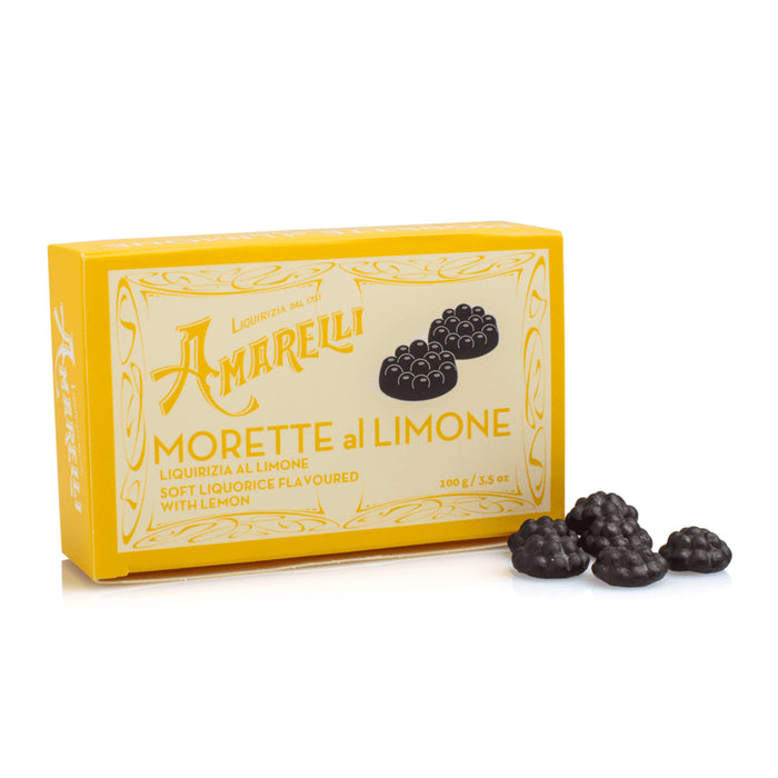 Amarelli - Morette Limone Liquirizia Morbida - Astuccio Giallo da g 100