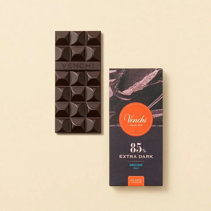 Venchi - Tavoletta Cioccolato Extra Fondente 85% g 70 - Senza Glutine