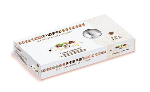 Confetti Papa - Confetti Confettata Bianca Creme kg 1