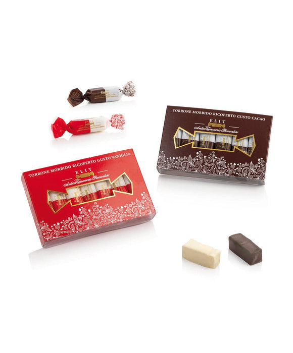 Antica Torroneria Piemontese - Torroncini Morbidi Elit Gusto Vaniglia g 80 - Senza glutine