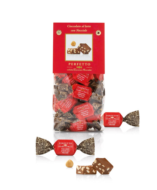 Antica Torroneria Piemontese - Perfetto al Latte e Nocciole Sacchetto g 150 - Senza glutine