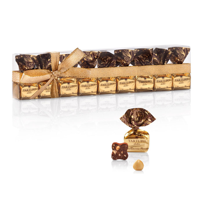 Antica Torroneria Piemontese -Tartufi Dolci Neri Collezione Oro g 125 - Senza glutine