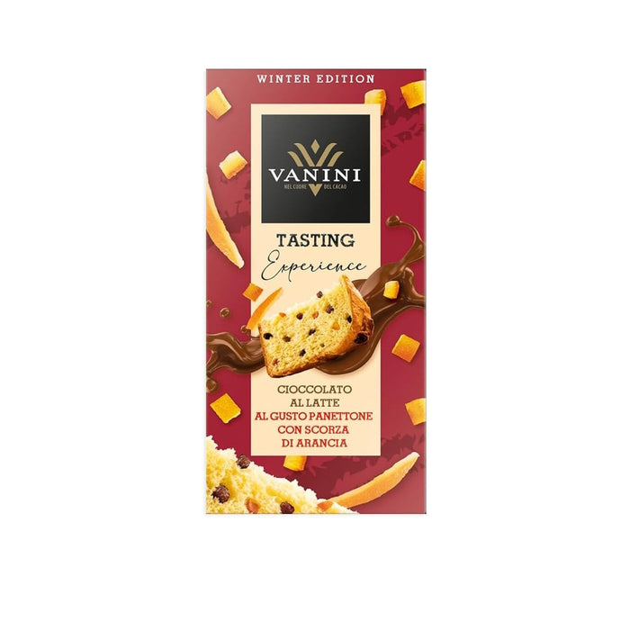 Vanini - Tavoletta Tasting Experience al gusto panettone con scorza d'arancia g 75 - Senza Glutine