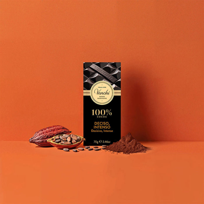 Venchi - Tavoletta Cacao 100% g 70 - Senza Glutine
