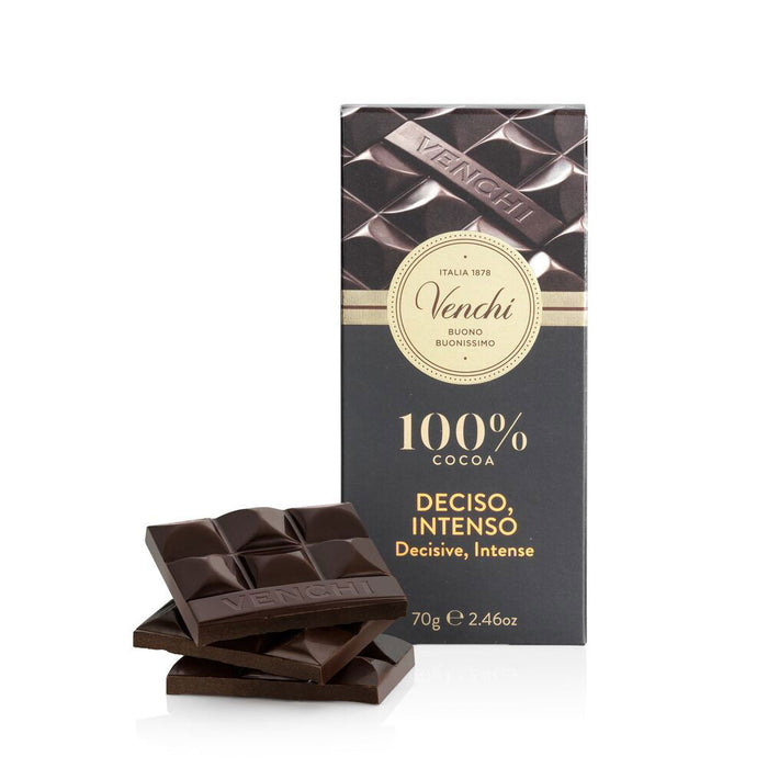 Venchi - Tavoletta Cacao 100% g 70 - Senza Glutine