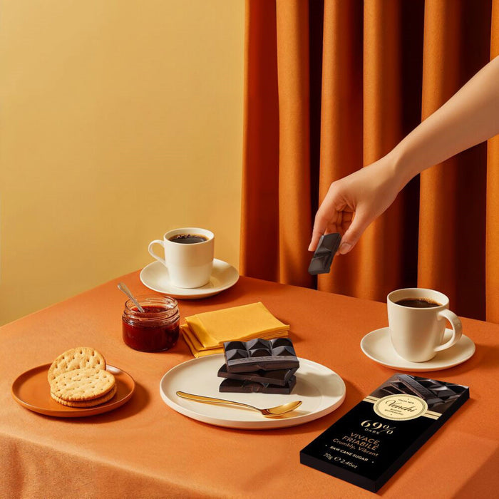 Venchi - Tavoletta Cioccolato Cruncht Fondente 69% g 70 - Senza Glutine