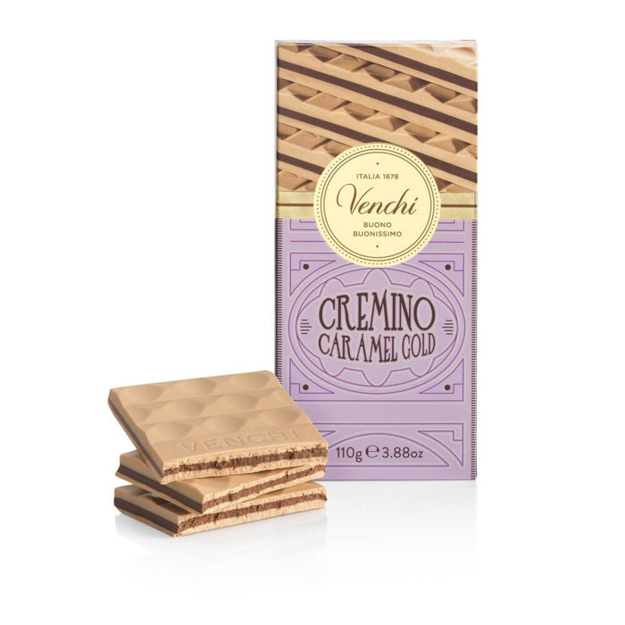 Venchi - Tavoletta Cremino Caramel Gold g 110 - Senza Glutine