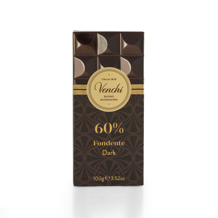 Venchi - Tavoletta Cioccolato Extra Fondente 60% g 100 - Senza Glutine