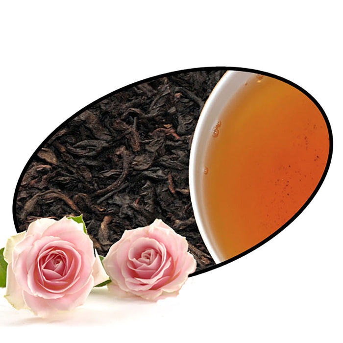 Tè Nero di Ceylon alla Rosa - Tè Sfuso in Foglia Mlesna g 500