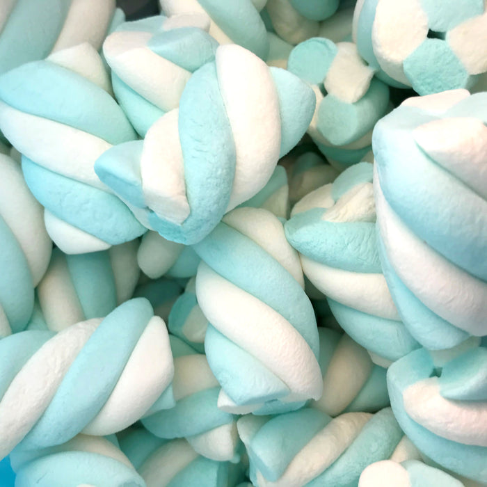 Marshmallow Treccia Bianco e Azzurra kg 1 - Senza Glutine