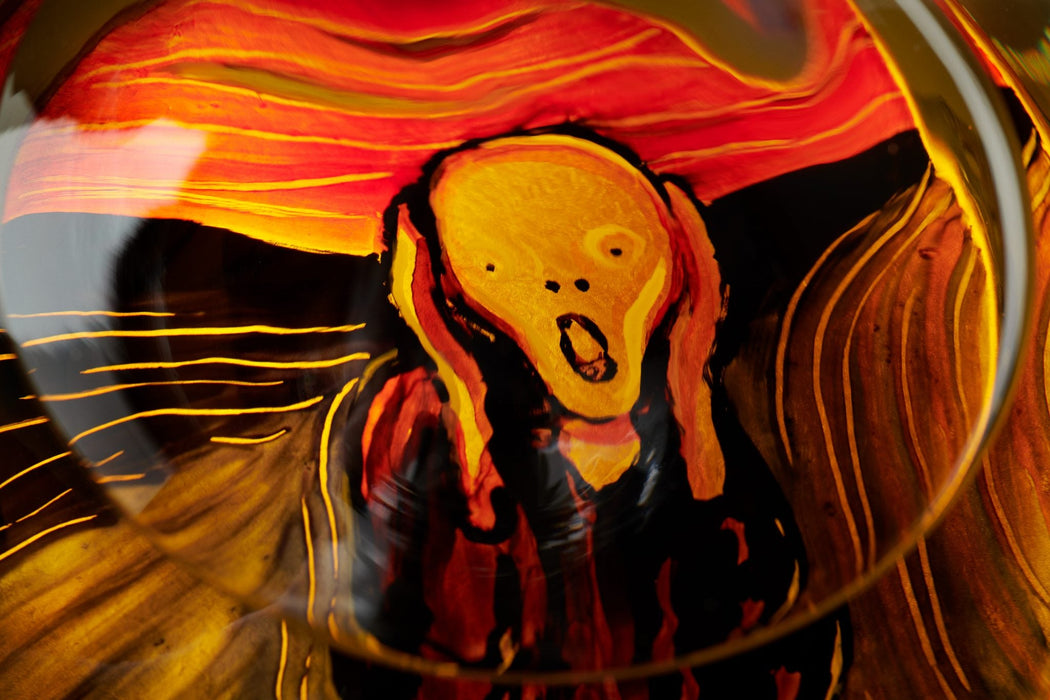Mazzetti Decant Art Urlo di Munch | Grappa di Moscato