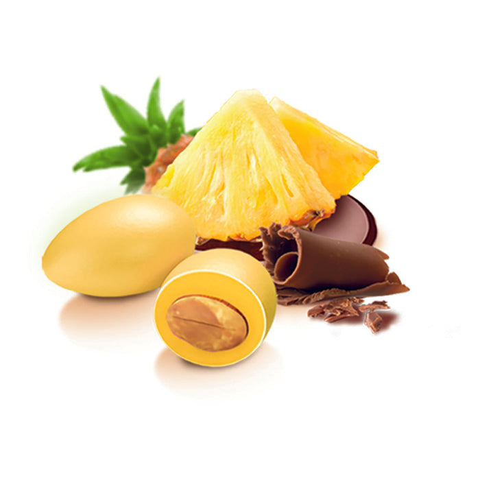 Confetti Ciocco Mandorla Ananas g 500 | Colore Giallo chiaro (95 pz)