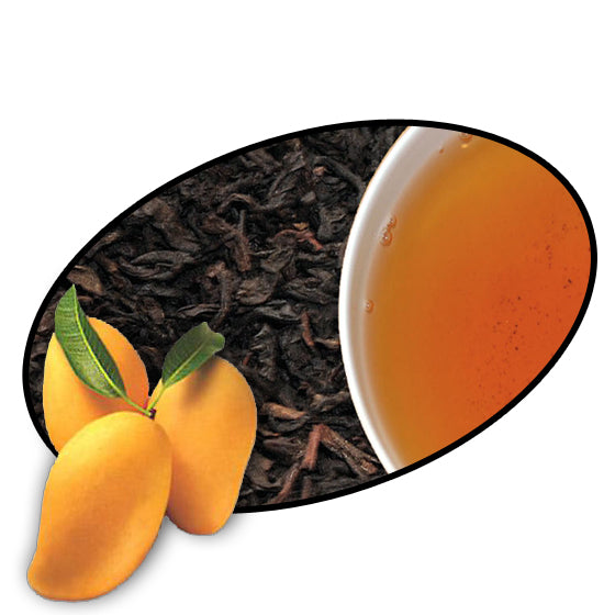 Tè Nero di Ceylon al Mango - Tè Sfuso in Foglia Mlesna g 500