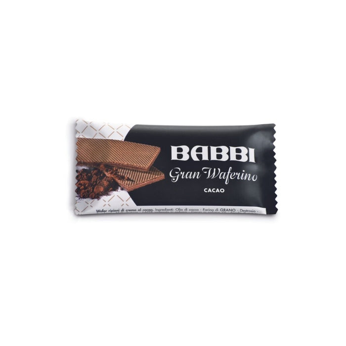 Babbi - Gran Waferino Cacao | Pezzo singolo 24 pz