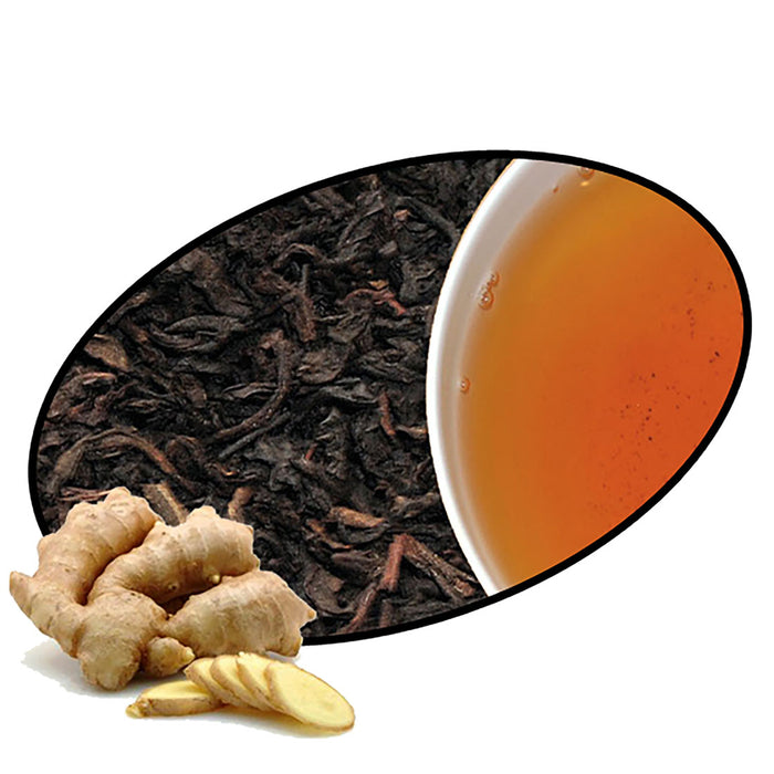 Tè Nero di Ceylon allo Zenzero - Tè Sfuso in Foglia Mlesna g 500