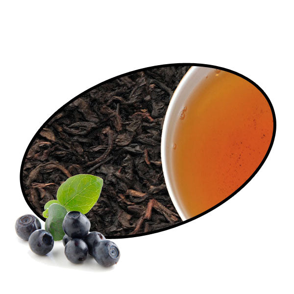 Tè Nero di Ceylon al Mirtillo - Tè Sfuso in Foglia Mlesna g 500