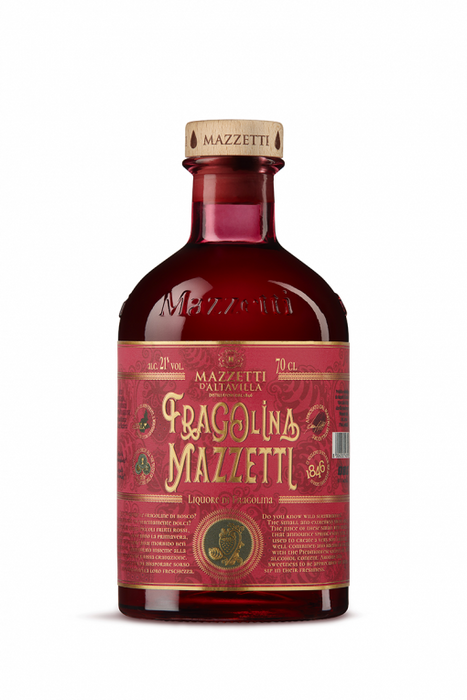 Liquore Fragoline Mazzetti 21° 70 cl in Cilindro